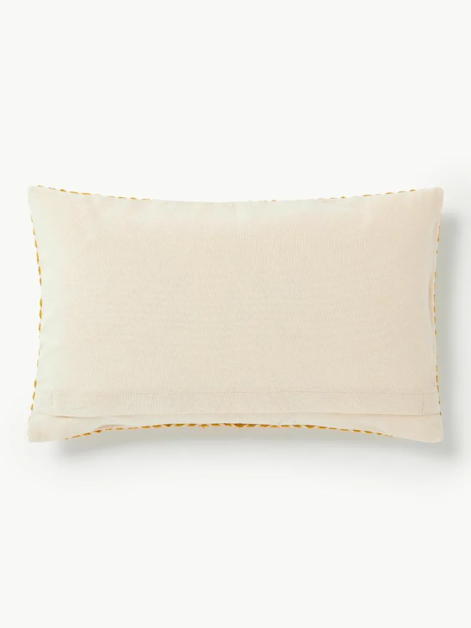 Kussenhoes Whatever met geborduurde tekst^Westwing Collection Hot