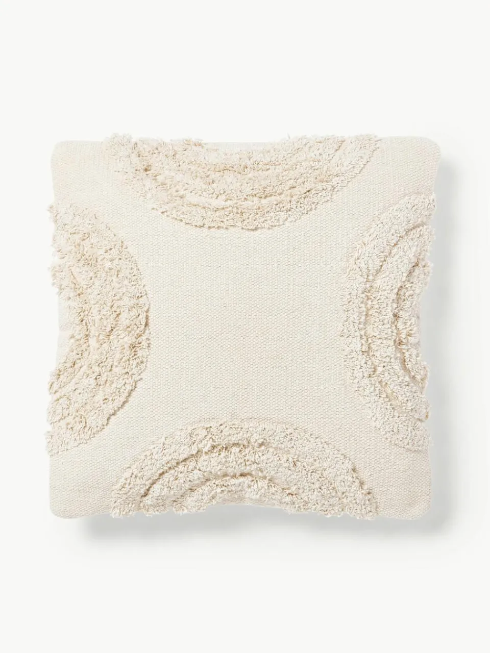 Kussenhoes Yara met getufte decoratie^Westwing Collection New