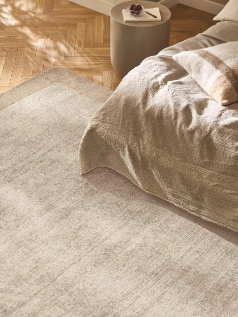Laagpolig vloerkleed Kari^Westwing Collection Outlet