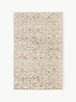 Laagpolig vloerkleed Rosalie met ornamenten, handgeweven^Westwing Collection Hot