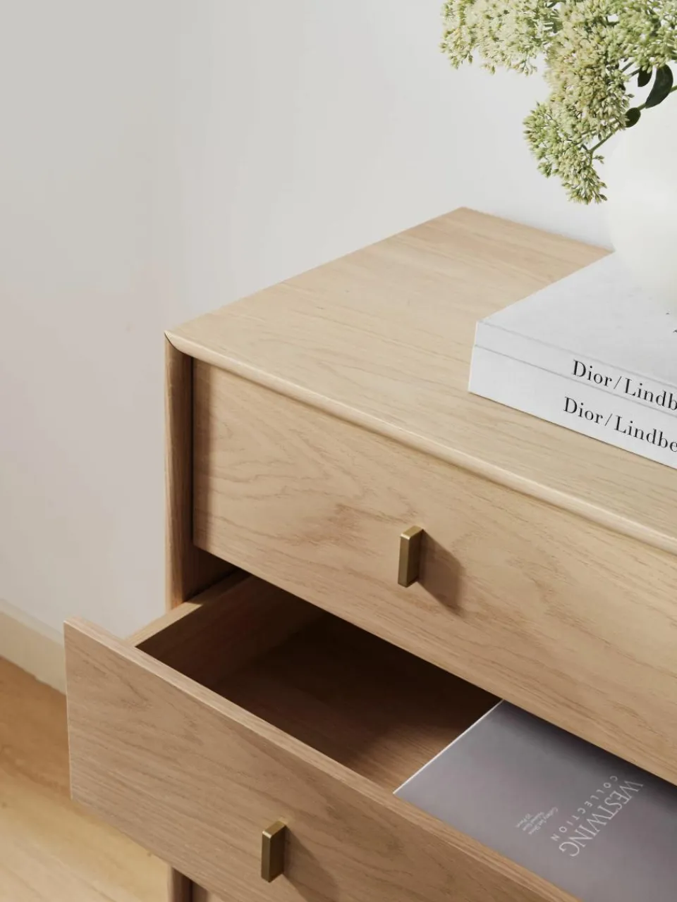 Ladekast Diana van eikenhout^Westwing Collection Hot