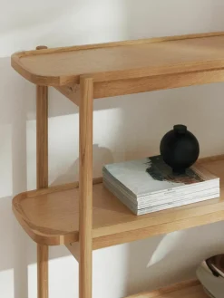 Lage houten wandkast Libby^Westwing Collection Outlet