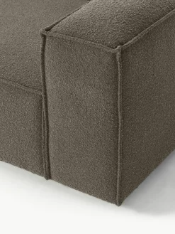 Lennon modulaire bank (4-zits) in bouclé met poef (links/rechts)^Westwing Collection Best