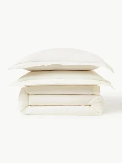 Linnen dekbedovertrek Linna met bies^Westwing Collection Outlet