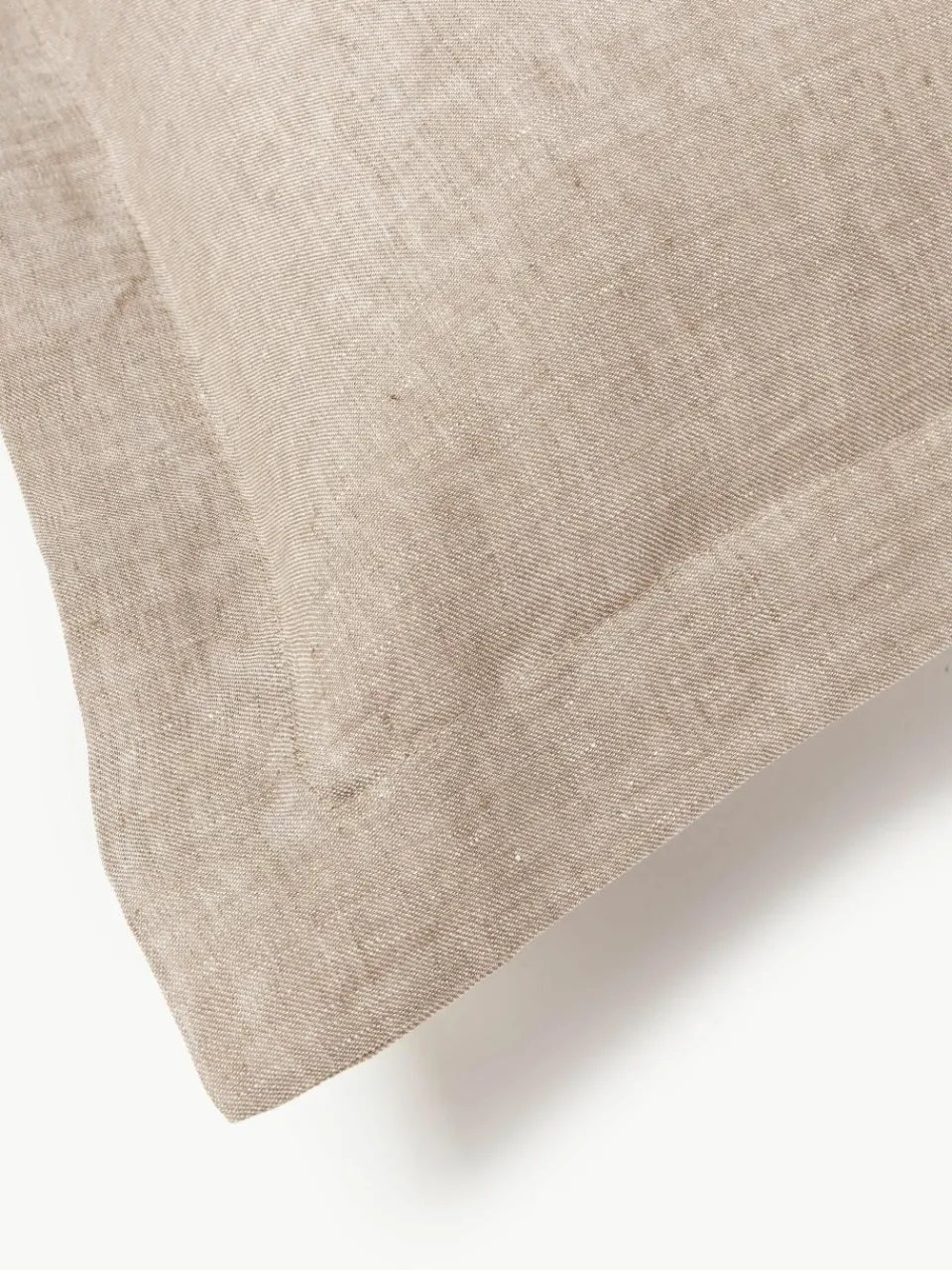 Linnen dekbedovertrek Linna met bies^Westwing Collection Online