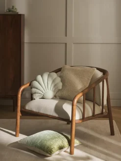 Linnen kussen Shell in schelp vorm^Westwing Collection Hot
