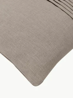 Linnen kussenhoes Dalia met structuurpatroon^Westwing Collection Discount