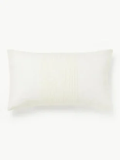 Linnen kussenhoes Dalia met structuurpatroon^Westwing Collection Clearance