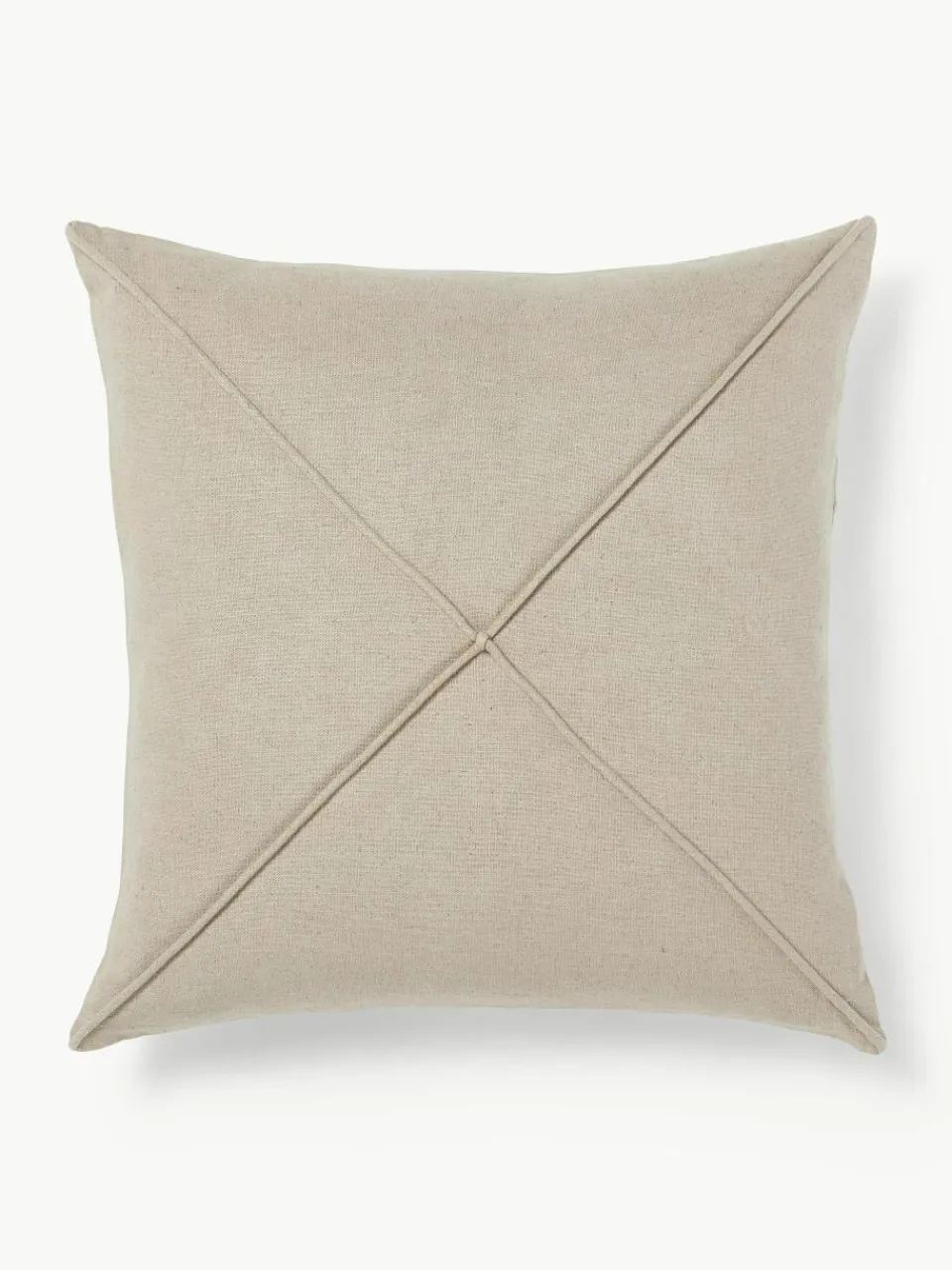 Linnen kussenhoes Darla met structuurpatroon^Westwing Collection Outlet