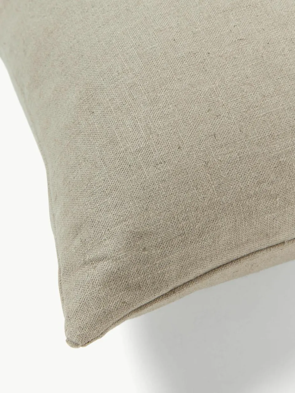 Linnen kussenhoes Darla met structuurpatroon^Westwing Collection Outlet