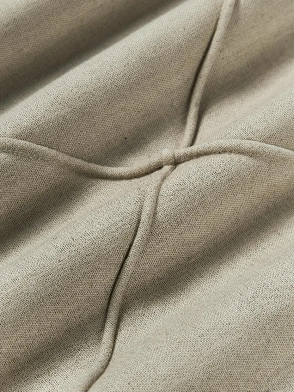 Linnen kussenhoes Darla met structuurpatroon^Westwing Collection Outlet