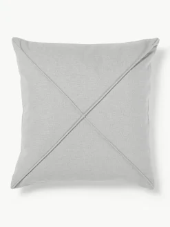 Linnen kussenhoes Darla met structuurpatroon^Westwing Collection Best