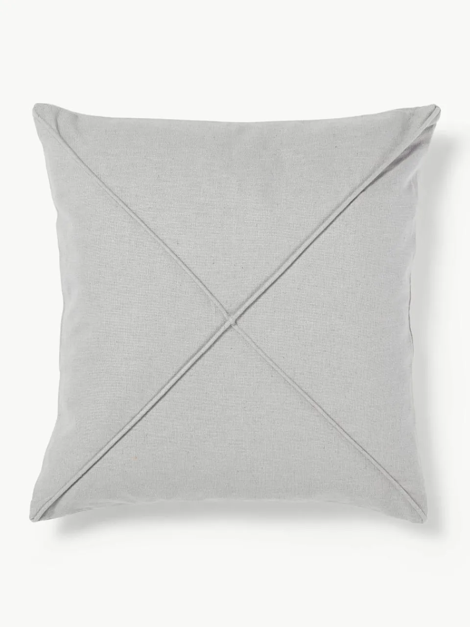 Linnen kussenhoes Darla met structuurpatroon^Westwing Collection Best