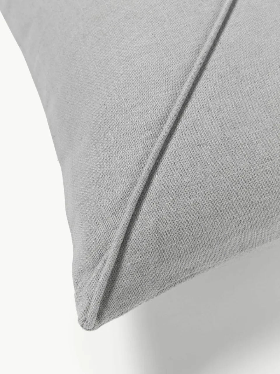 Linnen kussenhoes Darla met structuurpatroon^Westwing Collection Best