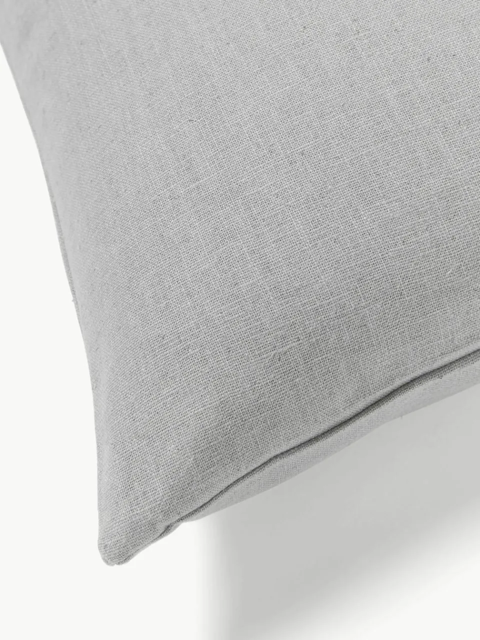 Linnen kussenhoes Darla met structuurpatroon^Westwing Collection Best