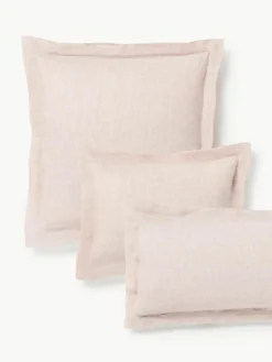 Linnen kussenhoes Linna met bies^Westwing Collection Best