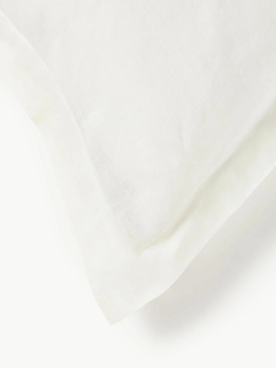 Linnen kussenhoes Linna met bies^Westwing Collection Best