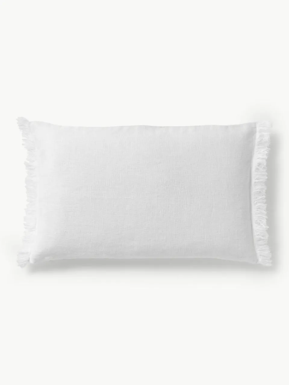 Linnen kussenhoes Luana met franjes^Westwing Collection Discount