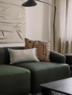 Linnen kussenhoes Luana met franjes^Westwing Collection Discount