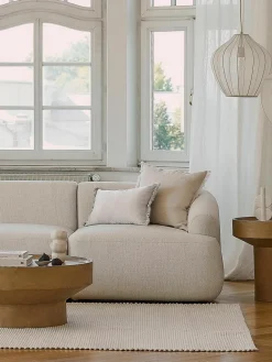 Linnen kussenhoes Luana met franjes^Westwing Collection Discount
