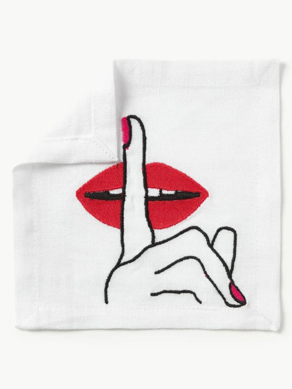 Linnen servetten Lips, set van 4^Jonathan Adler Sale