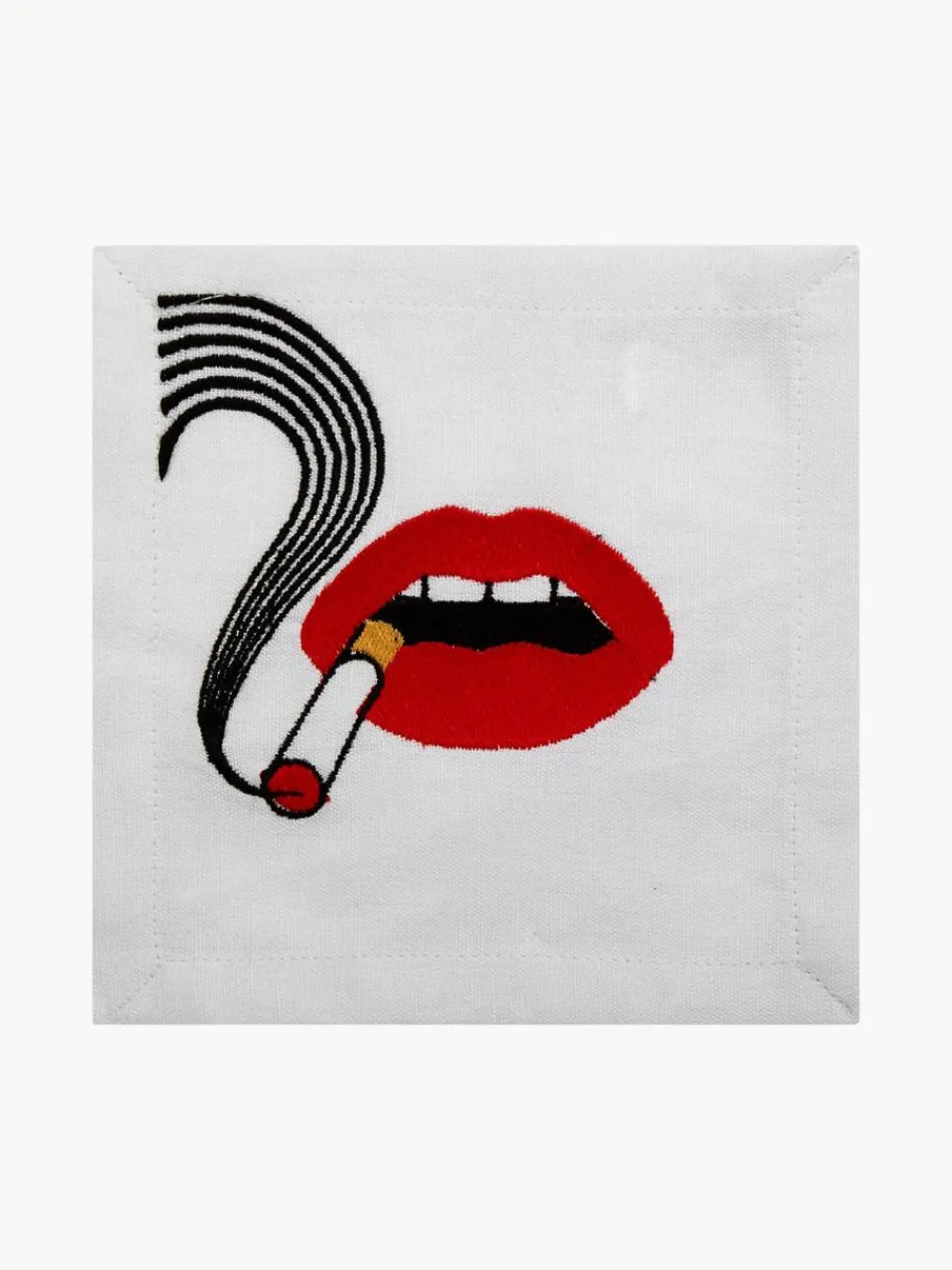Linnen servetten Lips, set van 4^Jonathan Adler Sale