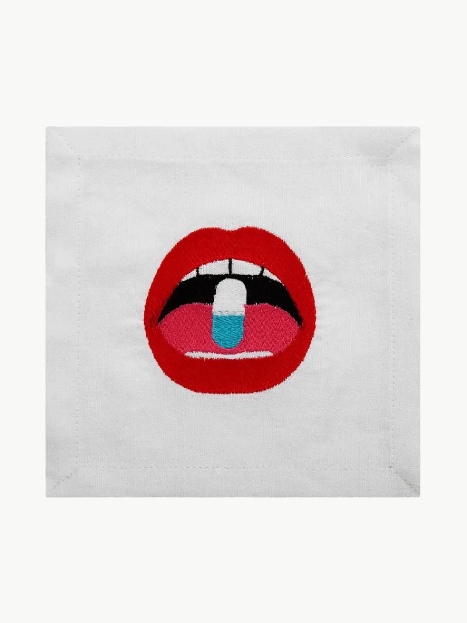 Linnen servetten Lips, set van 4^Jonathan Adler Sale