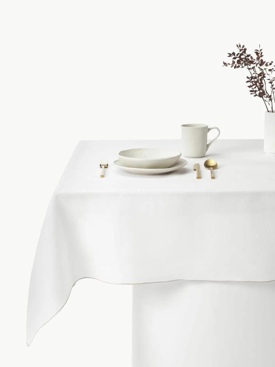 Linnen tafelkleed Kennedy met bies^Westwing Collection Discount