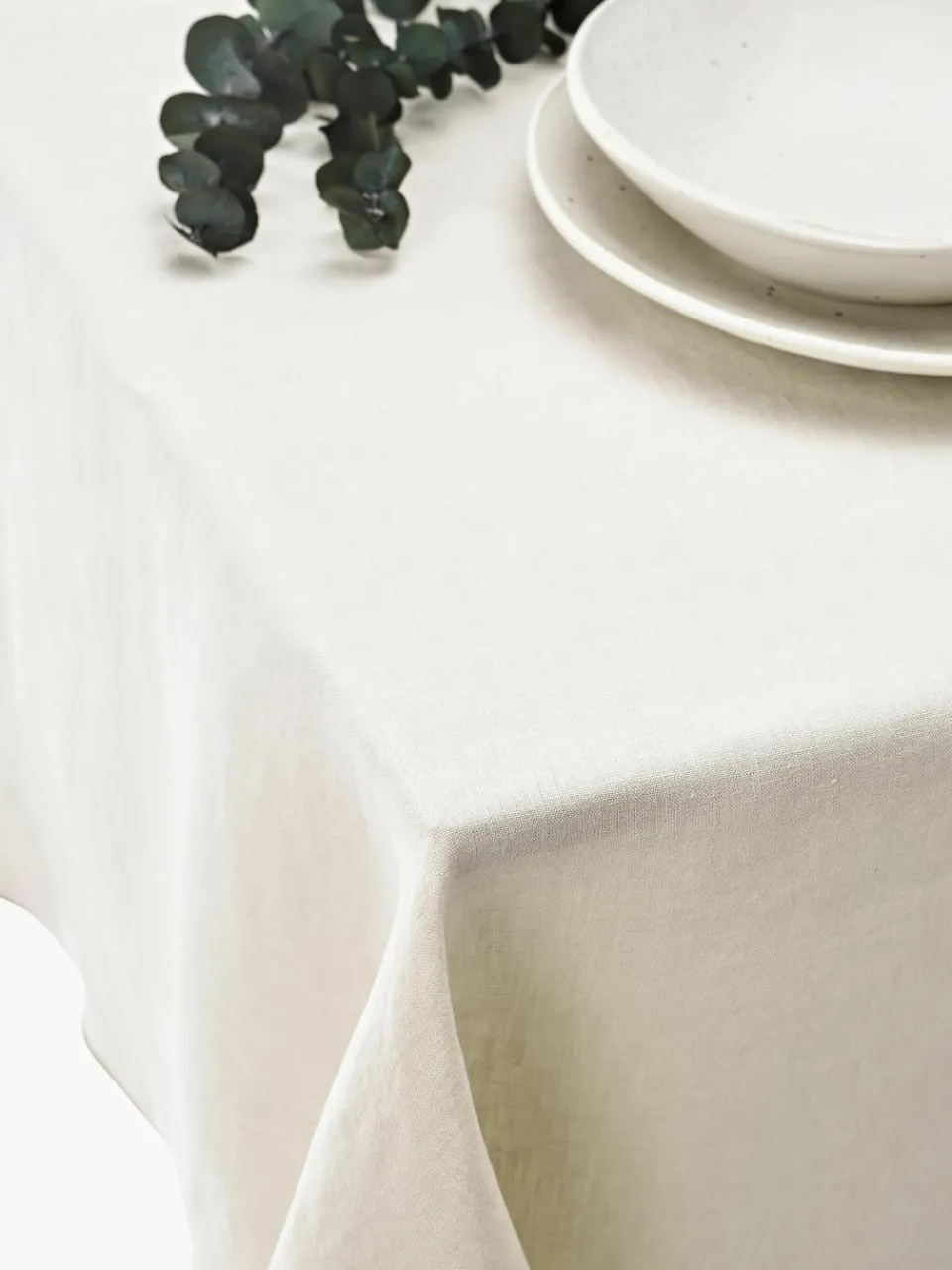 Linnen tafelkleed Kennedy met bies^Westwing Collection New