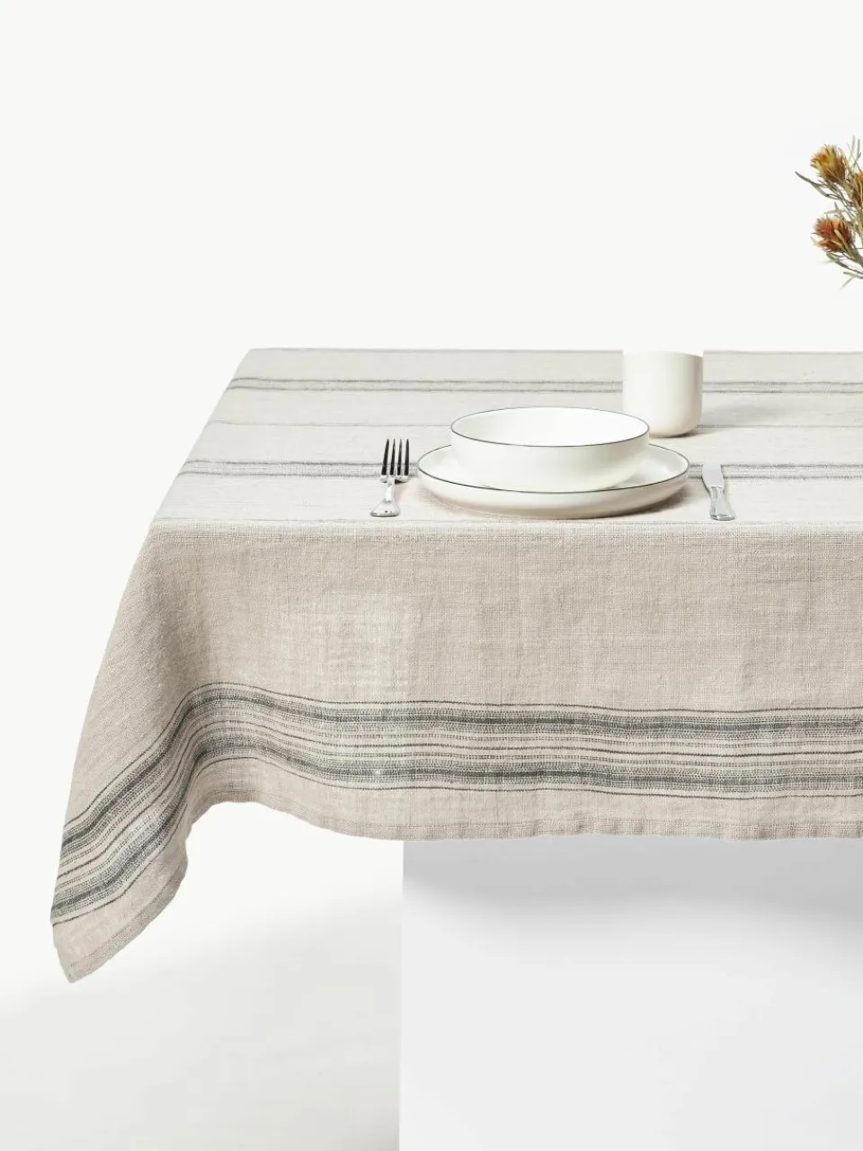 Linnen tafelkleed Striped^HKLIVING Best