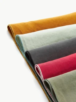 Linnen tafelloper Kennedy met bies^Westwing Collection Fashion