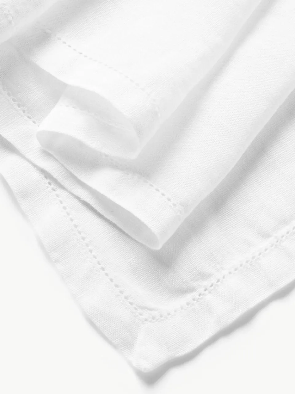 Linnen tafelloper Larissa met open zoom^Westwing Collection Hot