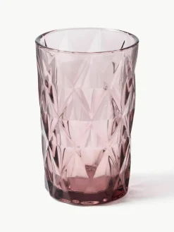Longdrinkglazen Colorado met structuurpatroon, set van 4^Westwing Collection Sale