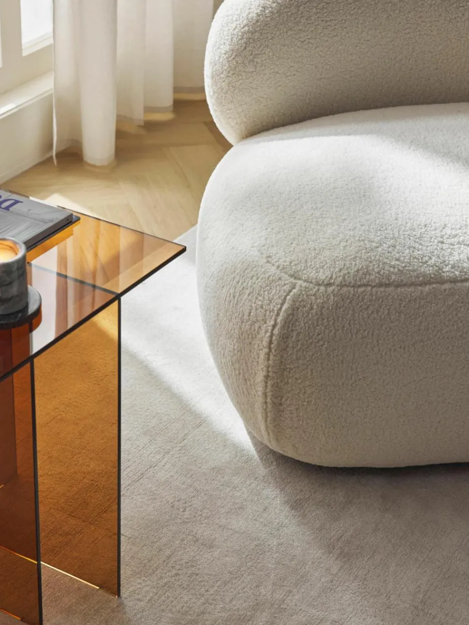 Loungefauteuil Alba uit teddyvacht^Westwing Collection Online
