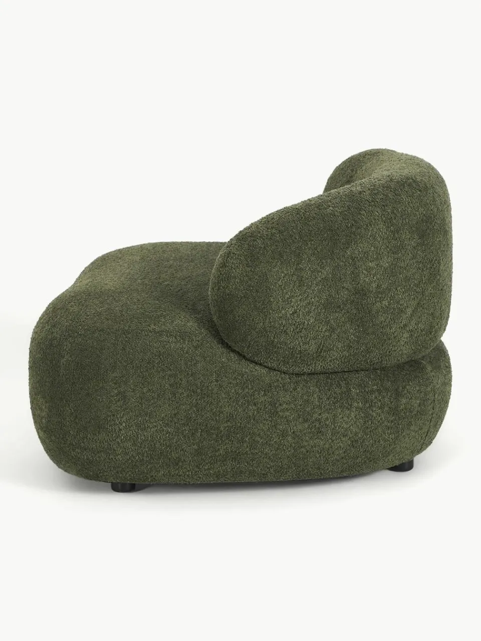 Loungefauteuil Alba uit teddy bouclé^Westwing Collection Fashion