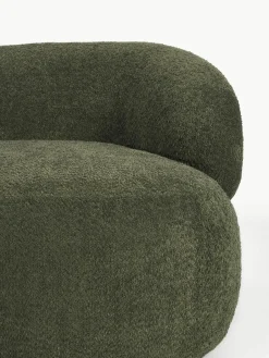 Loungefauteuil Alba uit teddy bouclé^Westwing Collection Fashion