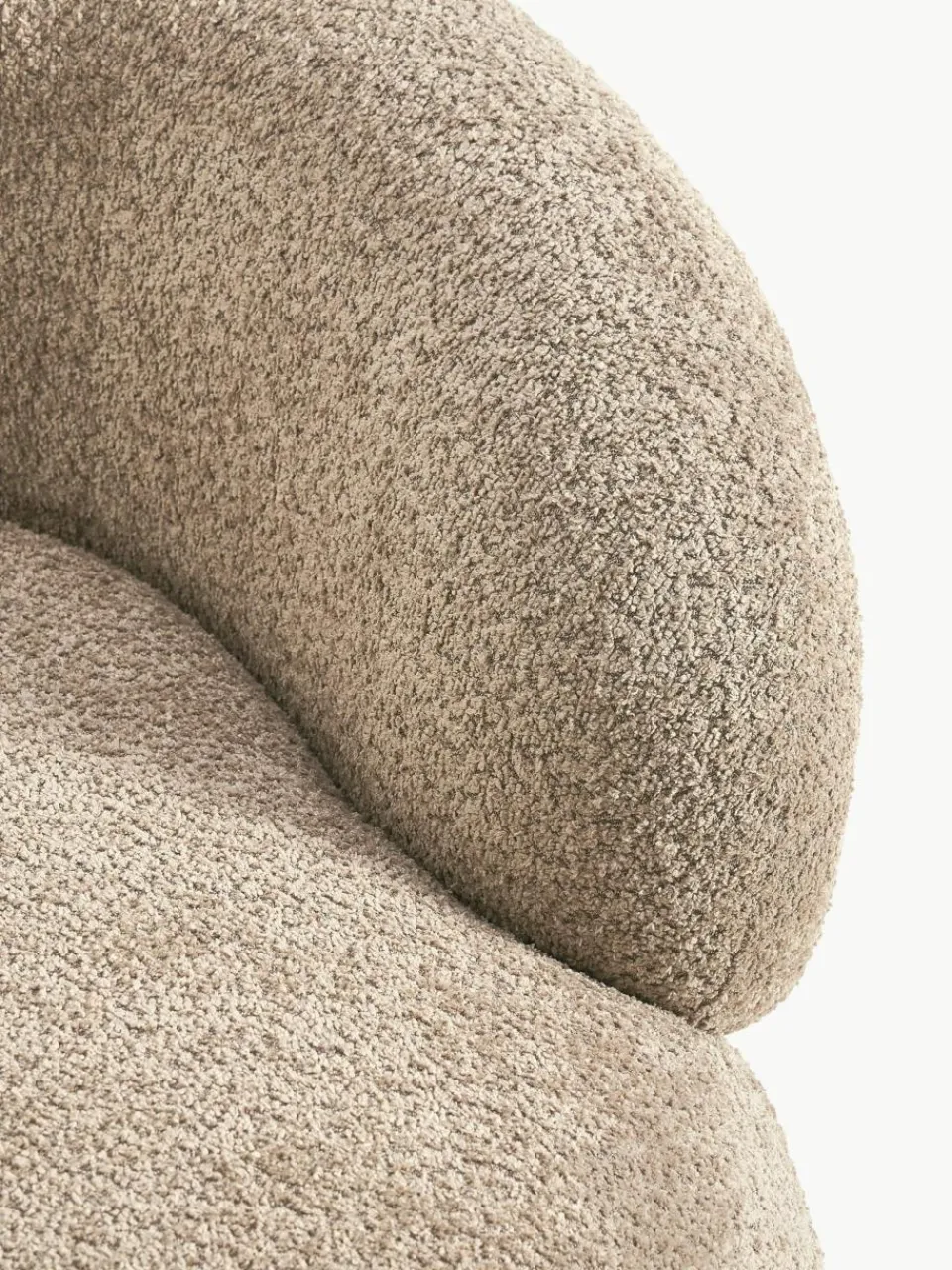 Loungefauteuil Alba van teddy bouclé^Westwing Collection Discount