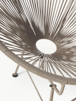 Loungefauteuil Bahia van kunststoffen vlechtwerk^Westwing Collection Fashion