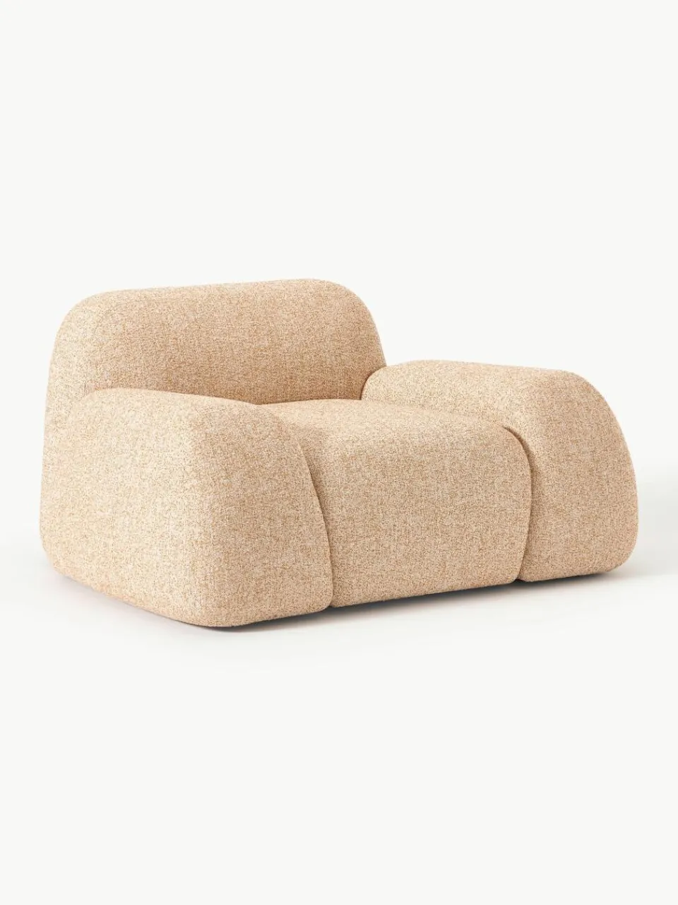 Loungefauteuil Wolke van bouclé^Westwing Collection New