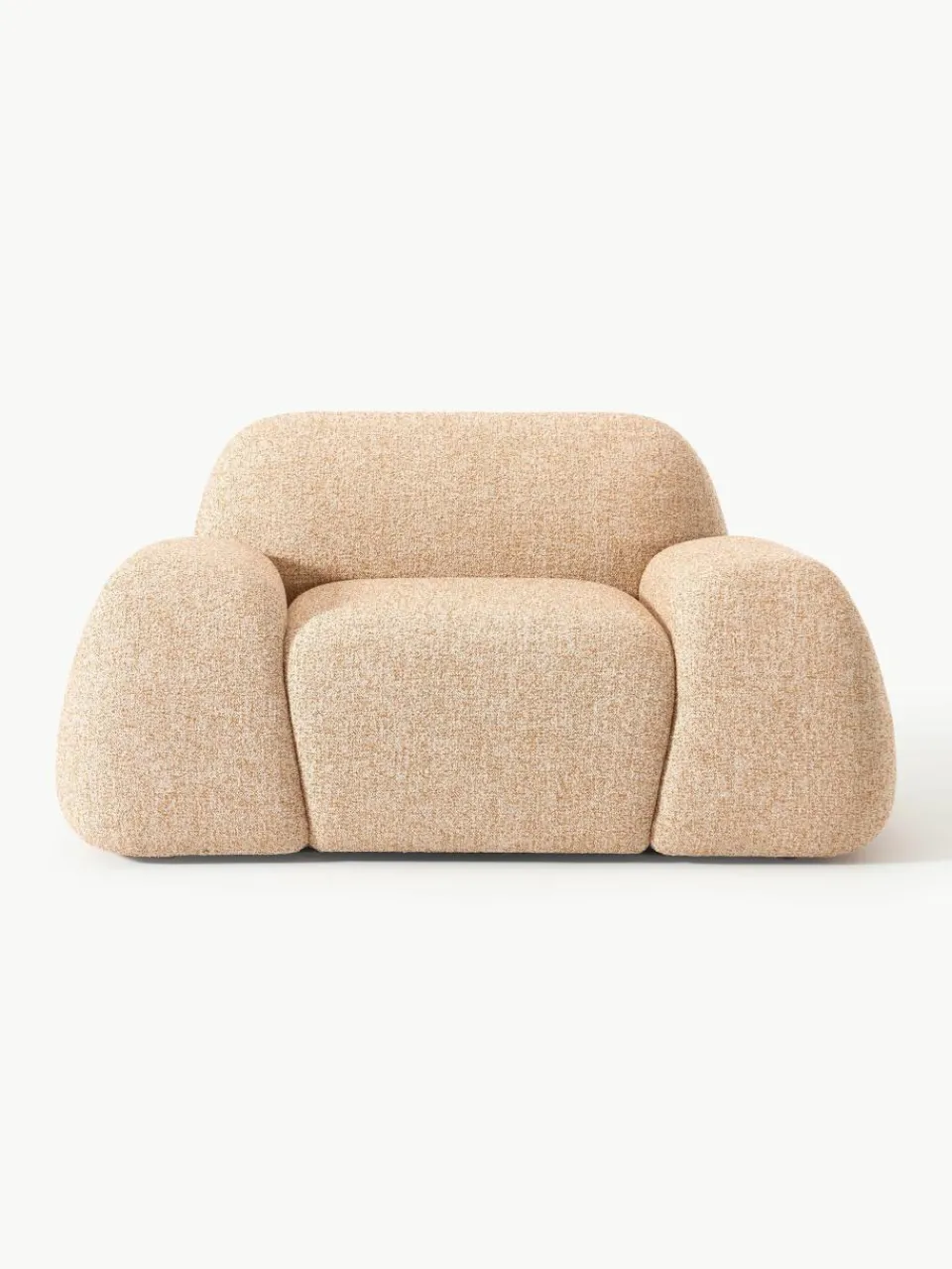 Loungefauteuil Wolke van bouclé^Westwing Collection New