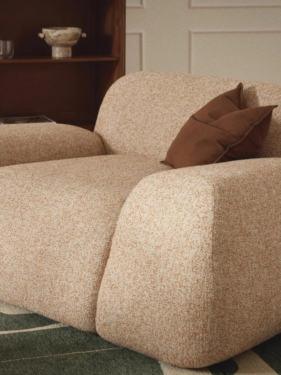 Loungefauteuil Wolke van bouclé^Westwing Collection New