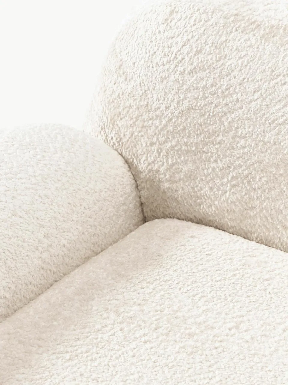 Loungefauteuil Wolke van teddy-bouclé^Westwing Collection Hot