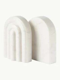 Marmeren boekensteunen Malie, 2 stuks^Westwing Collection Best