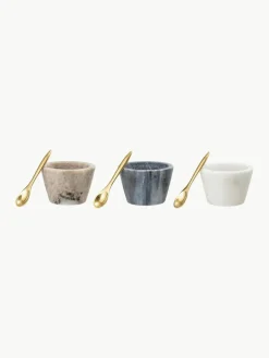 Marmeren schaal Janina met lepel, set van 3^Bloomingville Discount