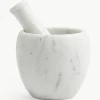Marmeren vijzel en stamper Mortar^Nordal Online