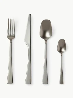 Mat geborstelde bestekset Zest, 6 personen (24-delig)^knIndustrie Outlet