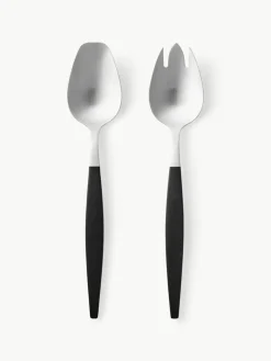 Mat geborstelde saladebestek Focus de Luxe^Gense Outlet