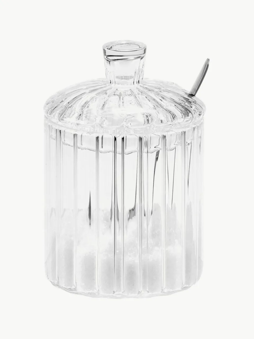 Melkkan en suikerpotset Brilia van glas, set van 3^ANDREA HOUSE Best
