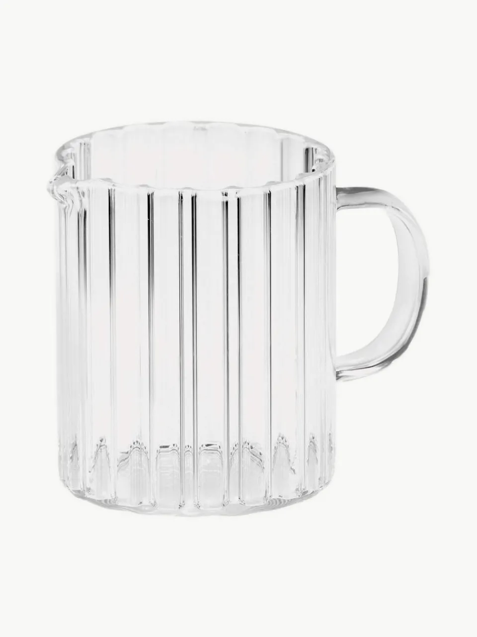 Melkkan en suikerpotset Brilia van glas, set van 3^ANDREA HOUSE Best