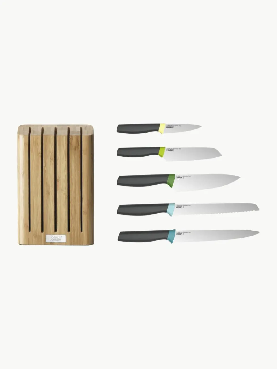 Messenblok Elevate Slim met 5 messen^Joseph Joseph Fashion